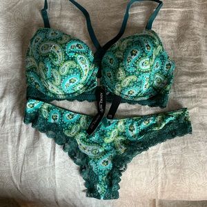 Adore Me bra and pantie set